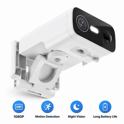 Sınır Ötesi Çift Lens Panoramik Gece Görüşlü Yüksek Çözünürlüklü Kablosuz WiFi Kamera Birleşik Tuya Akıllı İzleme Kamerası