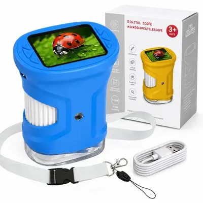 Children's Digital Microscope, 1000X Magnification - 9