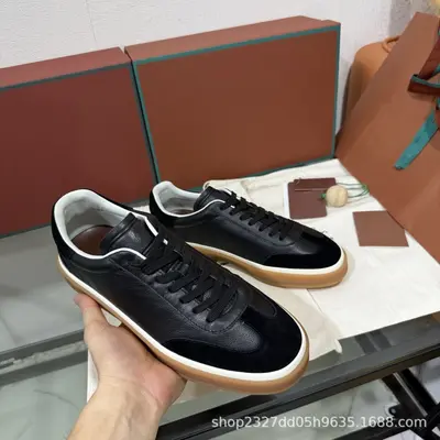 2026LP1:1 Herren-Schnürschuhe aus echtem Leder, Freizeitschuh - 7