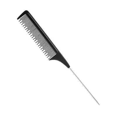 Çelik iğne vurgulayıcı kuyruk tarak şekillendirici tarak makyaj sanatçıları için kuaförlük sıçan kuyruğu ayrılık tarağı peruk çelik diş tarak - 11