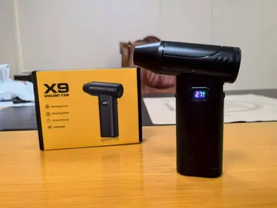 X8 handheld mini fan, turbo cordless portable - 8