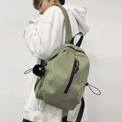 Neuer Frühlings-Rucksack für Mädchen, leicht und kompakt, Tagesrucksack für Shopping und Schule, für Jungen-Schüler, iPad-Tablet-Tasche, kleiner Rucksack - 2