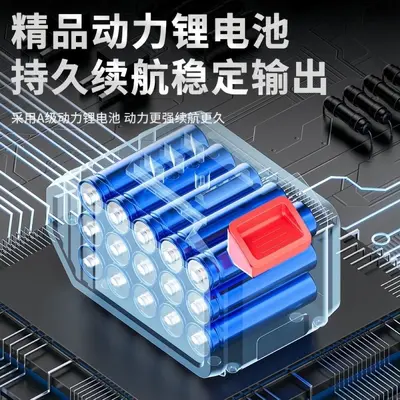 Lithium-Akku bürstenlose Schlagbohrmaschine, 3-teilig