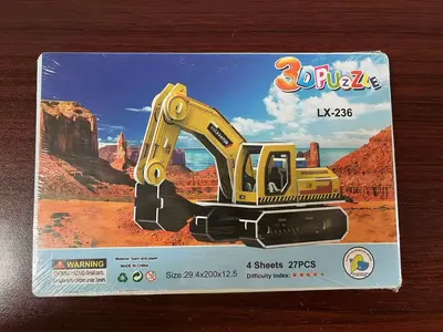 3D Puzzle House Model, Children's Educational Interlocking Building Blocks - 10
