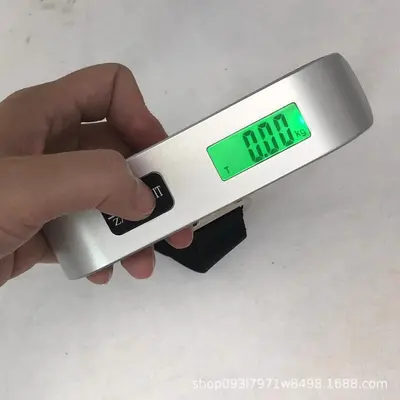Sınır Ötesi Bagaj Terazisi Taşınabilir Elektronik El Valiz Terazisi Bagaj Terazisi Askılı Elektronik Terazi Ev Tipi El Tutmalı Terazi Kalın Saplı 50KG - 4