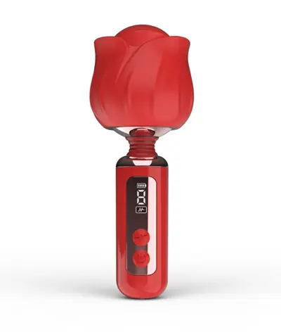 Digital Display Suction and Vibrating G-Spot Vibrator with Tongue-Licking Function - 10