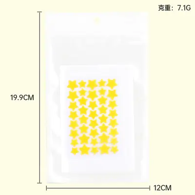 Star-Shaped Acne Patches, Concealing, Thin, Breathable, Day and Night Use - 9