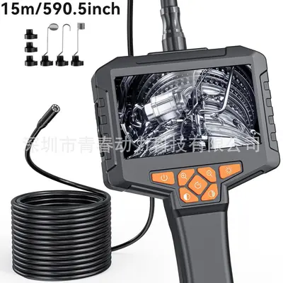 Industrial endoscope camera, 4.3 inch IPS screen, LED light, semi-rigid tube - 7