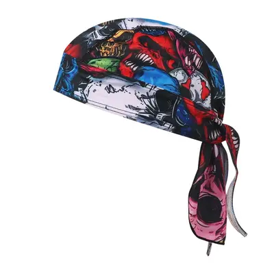 Verstellbare Piratenmütze mit Bindeband, Outdoor-Sport