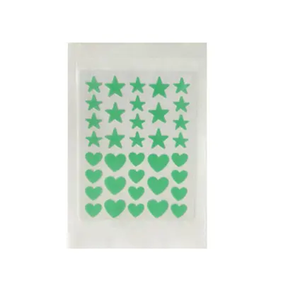 36 Kapseln 60 Kapseln Herz Stern Akne Patch Hersteller hautfreundlich weich Reparatur fünfzackiger Stern farbig niedlich Akne Patch Großhandel - 8