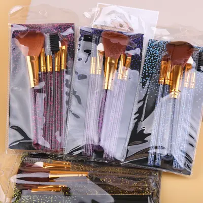 Wholesale beauty brush tool set for beginners, portable multifunctional makeup brush, eyeshadow brush, eyebrow brush, soft direct factory sale - 11