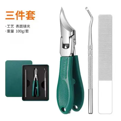 Eğik ağızlı tırnak makası seti, ultra keskin - 9
