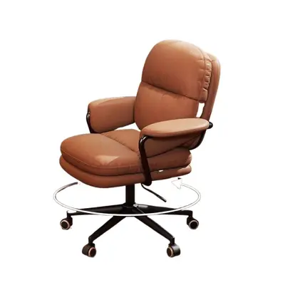 Home Office Computer Chair with Backrest and Swivel