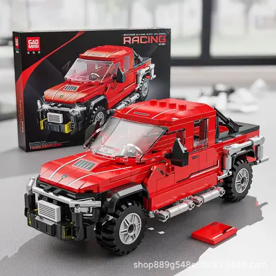 Off-Road Araba Yapı Taşı Seti, Lego Uyumlu, Çocuk Hediyesi - 7