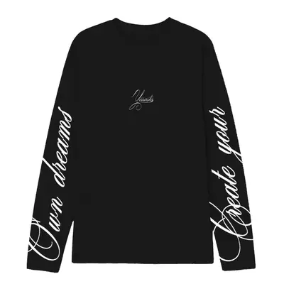 Langarm-T-Shirt mit Buchstabendruck für Damen und Herren, locker