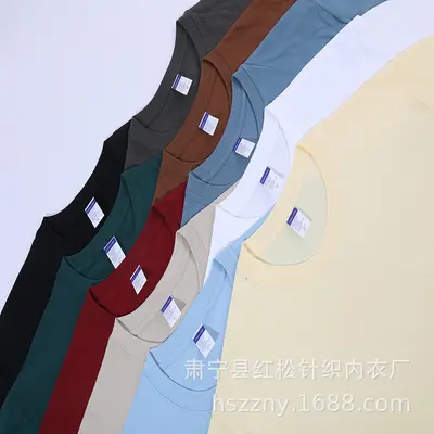 Heavy weight 230g pure cotton men's t-shirt for youth daily oversized short sleeve cross-border half sleeve pure cotton t-shirt men custom logo