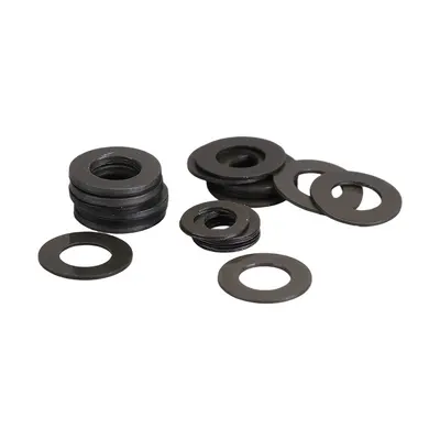 Nylon Gasket 10x15x0.5 mm, Molybdenum Disulfide Plastic Washer