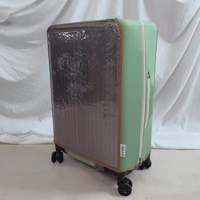 Elastic luggage dust cover PVC transparent travel trolley suitcase protective cover without need to remove suitcase case - 11