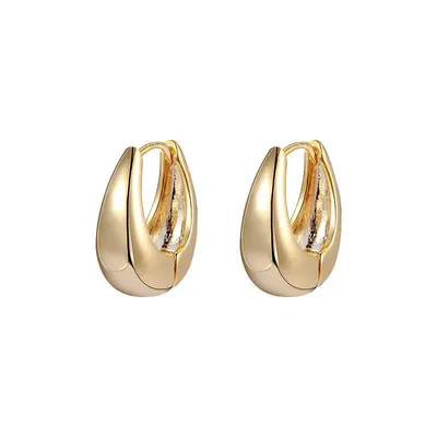 925er Sterlingsilber-Tropfenohrringe für Damen, goldfarben