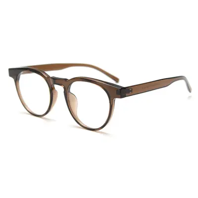 72315 retro yuvarlak TR90 miyopi gözlük çerçevesi, unisex