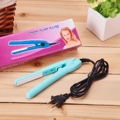 A658 Mini Ceramic Hair Straightener, Ionic, Portable - 8