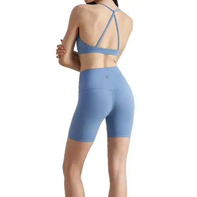 Lulu Yoga Shorts High-Waist Butt-Lift Bare Feel