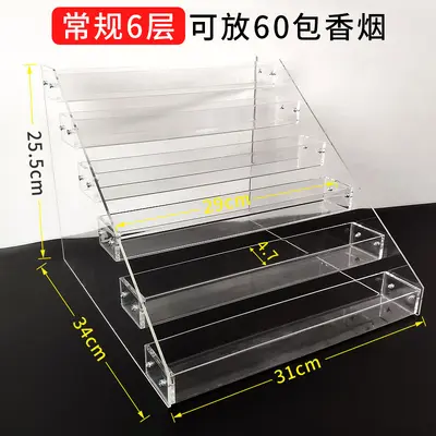 Multi-Tier Transparent Acrylic Cosmetics and Nail Polish Display Rack - 11