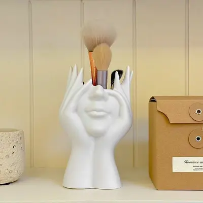 Kosmetikpinsel-Aufbewahrungsbehälter Schminkkommode Organizer - 7