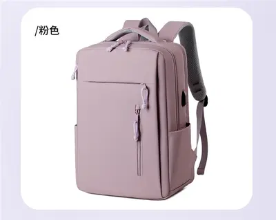 Shockproof Airbag Men's Backpack with USB Port and Laptop Compartment - 9
