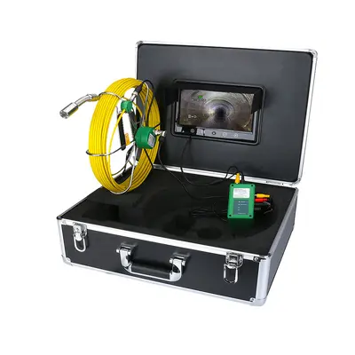 Rohrleitungsendoskop Industrielle Abwasserkamera HD-Rohrleitungskamera-Detektor 7 Zoll/9 Zoll Display