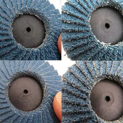 2-Zoll-50/3-Zoll-75 Fiberscheibe mit Gewindestift und Mutter, Schleifscheibe für Metallschleifen und Polieren, Lamellenscheibe Großhandel