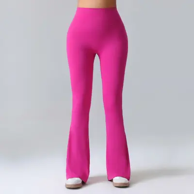Thin Summer Yoga Pants for Women, Butt-Lifting, Quick-Dry, Flared - 11