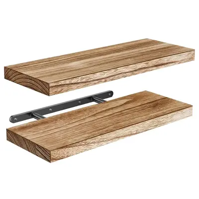 Wooden Floating Wall Shelf for Living Room and Bedroom - 10