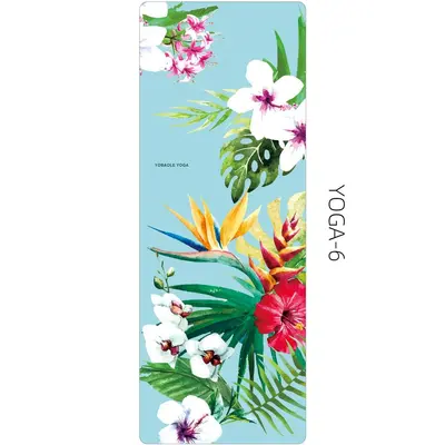Natural Rubber Yoga Mat, Custom Designs Available - 9