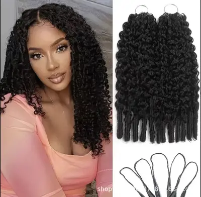 Burmese Curly Feather Crochet Hair Burmese Curly Feather Crochet Hair Simulation Hair Wig Feather Hair Extensions