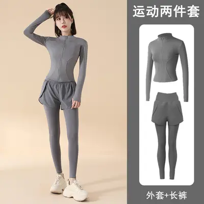 Women's sports fitness suit short sleeve quick-dry yoga 2026 - 11