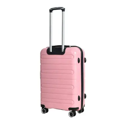 PP Combination Lock Zipper Suitcase, 20/24/28 inch, Universal Wheels - 4