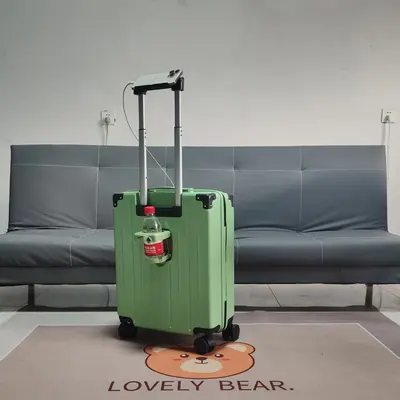New multifunctional aviation cabin bag 20*40*55 suitcase for men and women free check-in durable rolling luggage