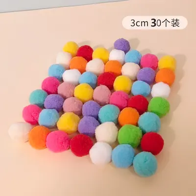 Cat Toy Plush Ball Launcher Gun, Silent, High-Elasticity Polyester Balls - 10