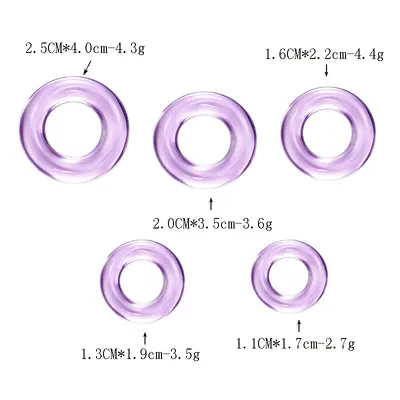 Men's Penis Ring with Scrotum Binder, Ejaculation Delay - 8