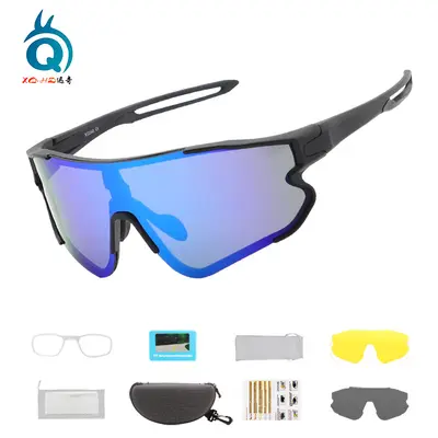 Polarized Cycling Glasses, UV Protection, Myopia Compatible, Unisex - 10