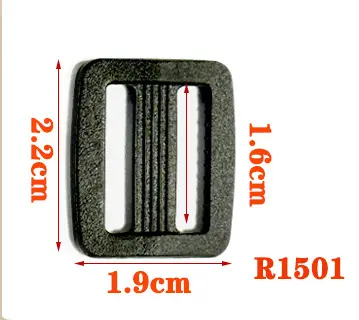 Plastic side-release buckle, black, bag accessory - 8