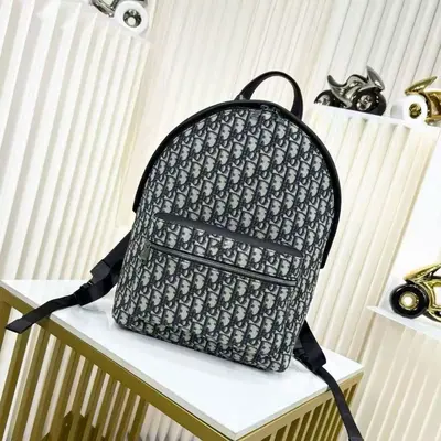 Unisex Canvas Backpack, Large Capacity, with Laptop Compartment - 3