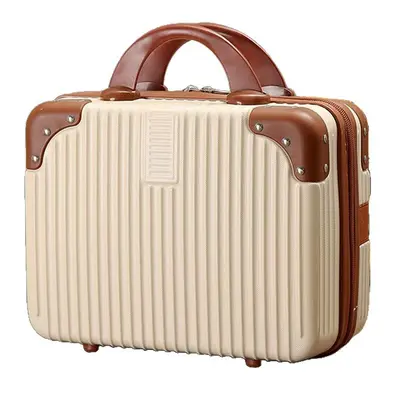 Portable Mini Suitcase with Combination Lock, Cosmetic Bag, Carry-On Size - 6