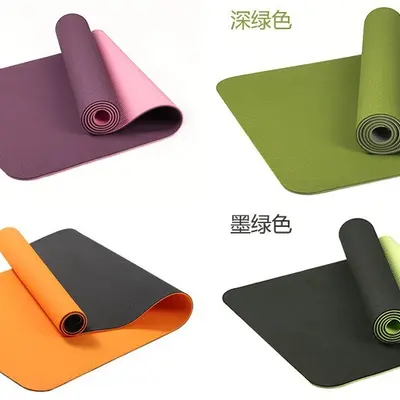 Body Alignment Line Rubber Yoga Mat, Widened PU - 5