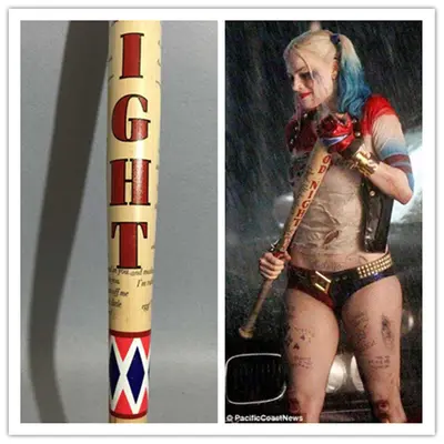 Harley Quinn Baseballschläger, handgefertigt, normale Version - 4
