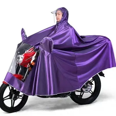 Sanda Elektro-Motorrad-Regenmantel für zwei Personen, lang - 9