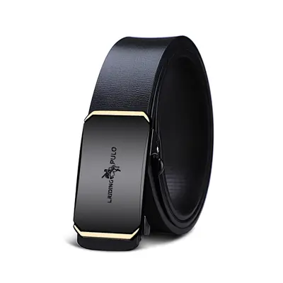 Men's leather belt for young and middle-aged adults, classic business style, versatile belt suitable for daily use, fashionable popular belt for youth. - 8