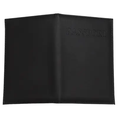 Deri pasaport kılıfı, pasaport çantası, LOGO toptan satış, İngilizce PU deri pasaport tutucu, Amazon sınır ötesi kart tutucu - 5