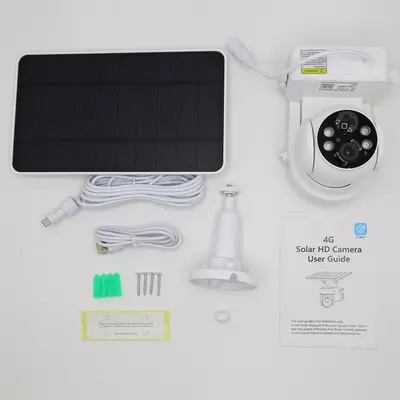 Solar-Powered Wireless WIFI Surveillance Camera Weatherproof - 4
